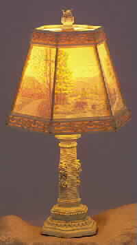Country Scene Lamp