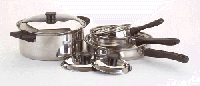7 PC. Stainless Steel Pots Set