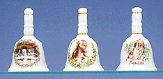 Religious Porcelain Bell Set