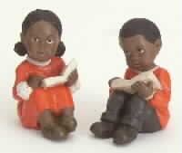 Mini Boy & Girl Reading