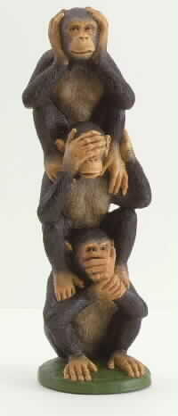 Hear, See, Speak Monkeys